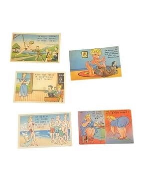 Vintage-Postcards Lot of 5